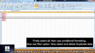 3 Ways to Delete Duplicates in MS Excel | MS EXCEL TUTORIAL | 1 MINUTE VIDEO