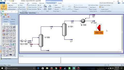 Aspen Hysys 2 Stages Separation