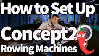 How to Setup the Concept2 Rowing Machine and program the PM monitor on the Concept 2