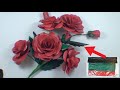 DIY/How to make Rose flower from plastic bag/Цветы из селафа/Салафан халтадан атиргил ясаш усули