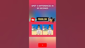 Challenge-270! Spot 3 Differences in 20 Seconds #shorts #viral #spotthedifference