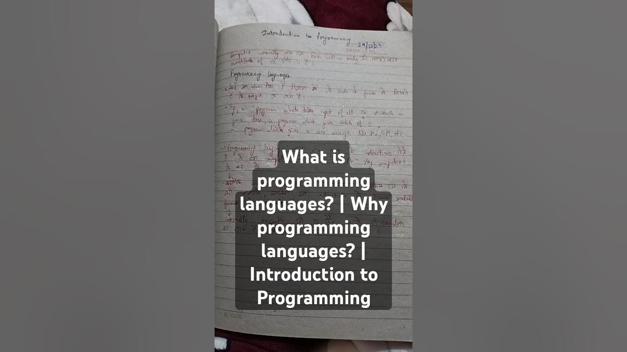 What is programming languages? | Why programming languages ...