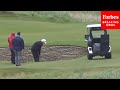 WATCH Supporters Tell Trump Don T Trust Starmer As He Plays 2nd Round Of Golf During Visit To UK WATCH Supporters Tell Trump Don T Trust Starmer As He Plays 2nd Round Of Golf During Visit To UK