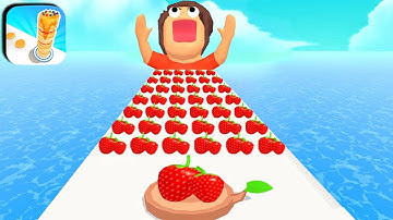 Pancake Run 🍰😍🧁😋 Game All Levels Gameplay iOS,Android Walkthrough Mobile New Max Level 64