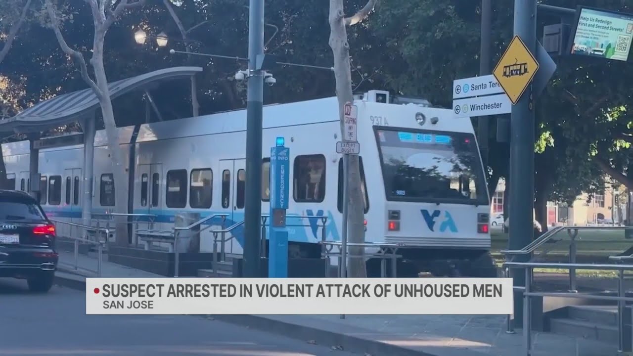 Suspect arrested in violent attacks of unhoused men in San Jose - YouTube