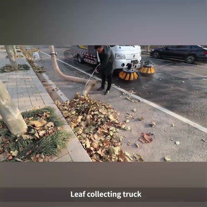 【End the Leaf Nightmare】This Electric Sweeper Boosts Sanitation Efficiency by 10x!