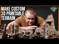 Easy custom terrain for 3d printers