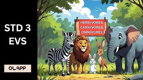 Class 3 EVS Chapter 2 in English Herbivores ,Carnivores and Omnivores