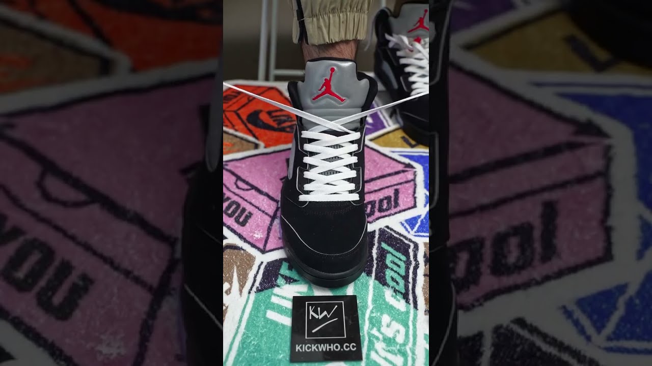 How To Lace Jordan 5 Retro OG Metallic Reimagined Shoelacestyle Nike Airjordan5