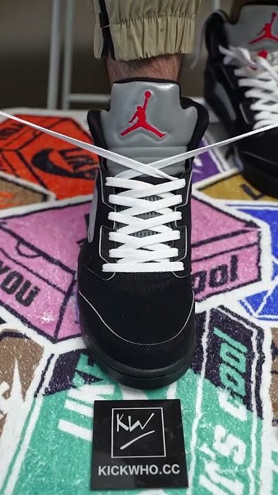 How to lace jordan 5 Retro OG Metallic Reimagined # #shoelacestyle #nike #airjordan5