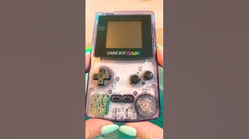Relaxing Game Boy Color with Tetris Sounds  #gaming #nintendo #tetris #asmr #retrogaming #nostalgia