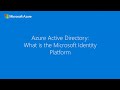 What is the Microsoft identity platform for developers?