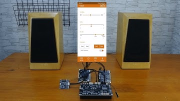 Use JAB3 & JAB2 through Miumax APP & SigmaStudio to achieve a two-way digital crossover ADAU1701 DSP