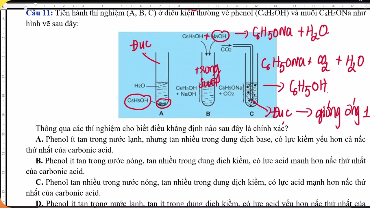 Ôn tập GK2 Hoá 11 Chương 5