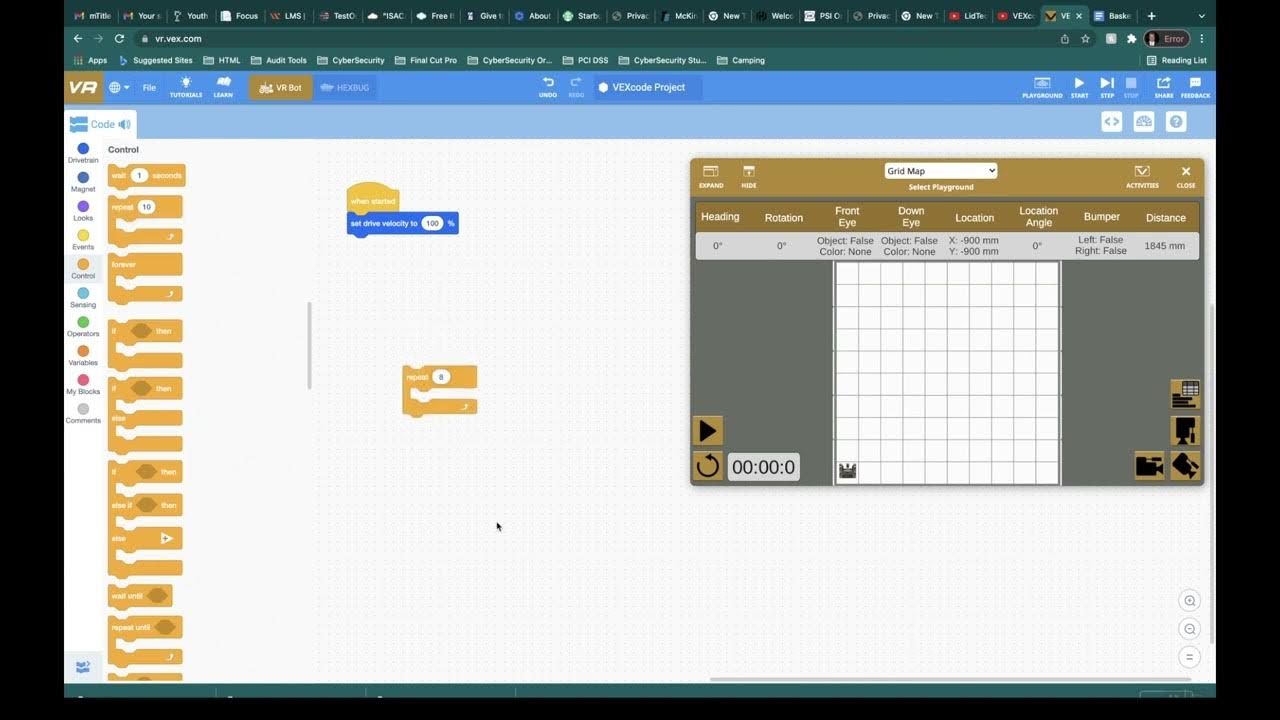 VEXcode VR Basketball Drills Level 3 Version 2 YouTube