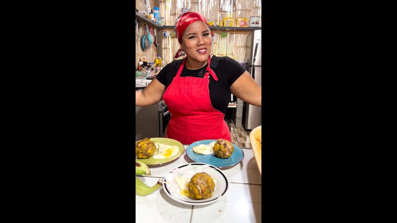 Así de rico quedó este Bolon de Chicharrón que nuestra madre nos preparó🤤🤤