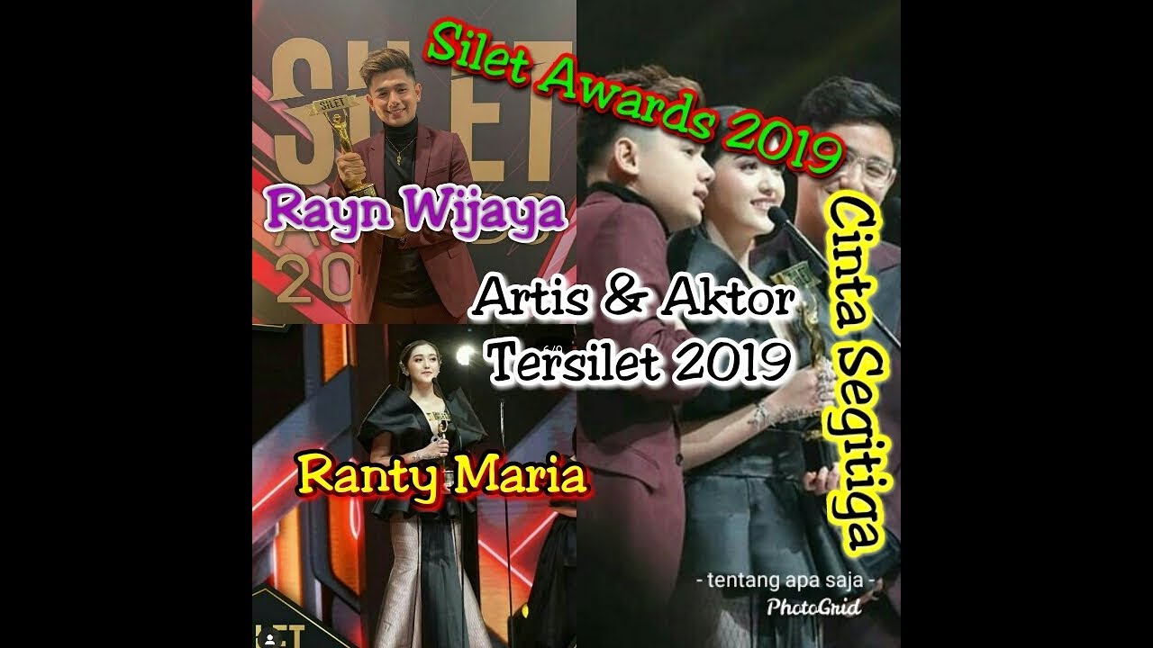 Congratulations👏🎉 Ranty Maria & Rayn Wijaya Pemenang Silet Awards 2019, Aktor & Artis Tersilet