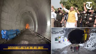 At 13,700 ft, final blast of Sela tunnel ends. Will provide strategic connectivity to China border