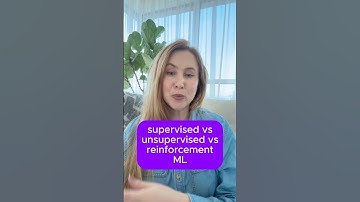 Supervised vs unsupervised vs reinforcement machine learning #ml #datascience