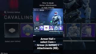How to equip Armor Attachments in HALO INFINITE