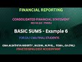 7. Consolidated Financial Statements (CFS) in Tamil | CA & CMA Final Revision Lecture Example 6