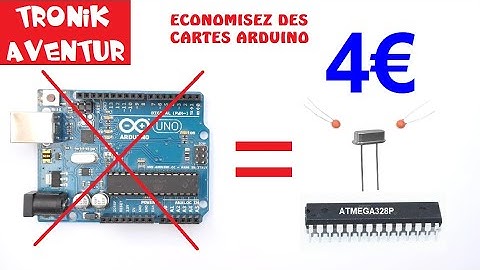 TRONIK AVENTUR 301 : ATMEGA328P pour économiser des Arduino Uno