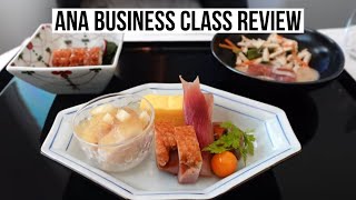 ANA Business Class Flight Singapore to Tokyo