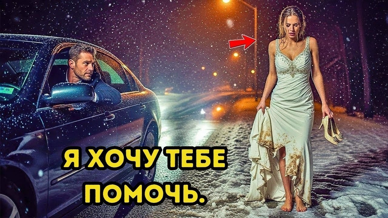 Отец одиночка подвез женщину в порванном платье она сбежавшая невеста миллиардера