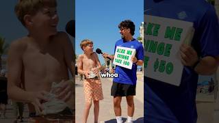 I can’t believe he actually sniffed my shoe!