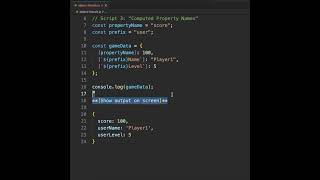 Computed Property Names