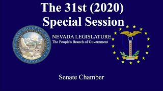 07/10/2020 - 31st (2020) Special Session: Senate Chamber