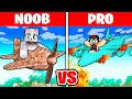 Pasamos de AVIÓN NOOB a PRO en Minecraft ✈️ INVICTOR VS ACENIX