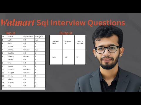 Walmart SQL Interview Question | Group By | Having Clause | Udit Soni