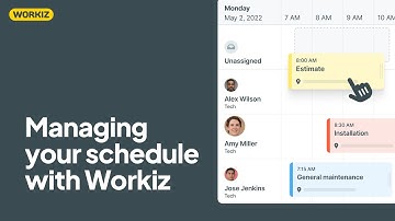 Managing your schedule in Workiz