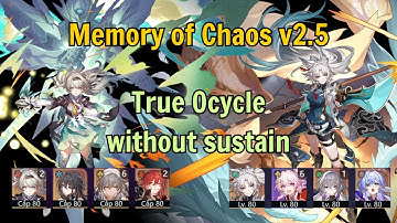 [HSR] Memory of Chaos v2.5 | E2S1 Firefly & E0S1 Feixiao | True 0 cycle