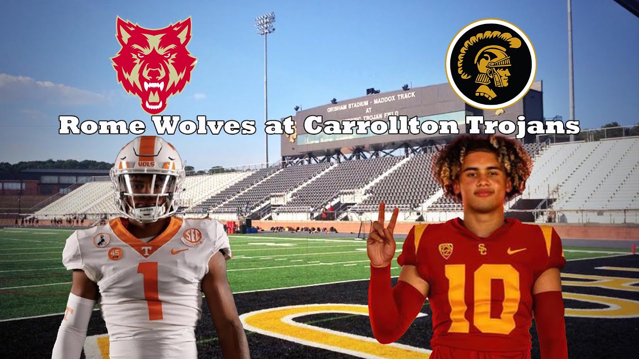 Rome (GA) vs Carrollton (GA) High School Football Game Live YouTube