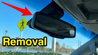 How to remove rear view mirror. Tahoe, Suburban, Silverado, Sierra, Yukon, Denali, Escalade.