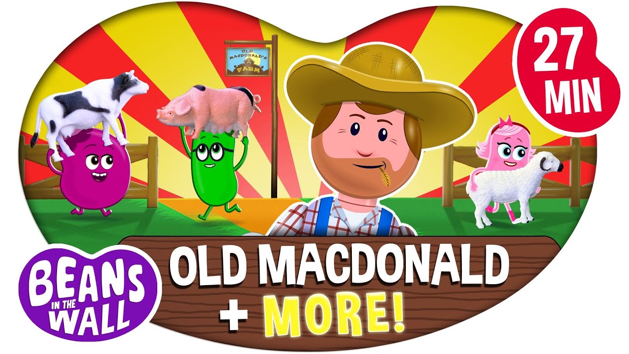 Old MacDonald Had a Farm +More! | Compilation | Kids Songs | Beans in the Wall - YouTube