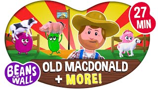 Old MacDonald Had a Farm +More! | Compilation | Kids Songs | Beans in the Wall