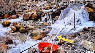 Super Fishing Technique in the Creek / Derede Süper Balık Avı