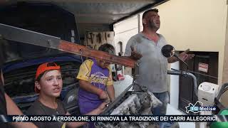 August 1st in Frosolone, the tradition of the allegorical floats is renewed