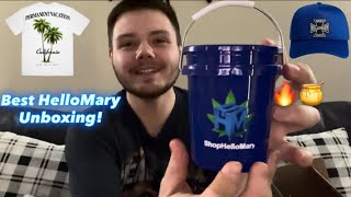BEST HELLOMARY UNBOXING YET!! + Strawberry Gushers Rosin Review 🔥