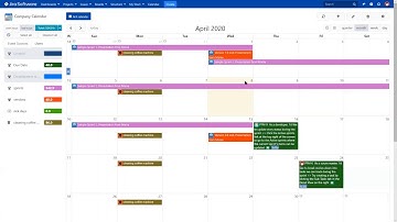 Company Calendar for Jira Presentation. Part 6: Custom-Defined Event Types.