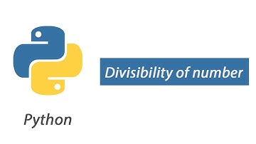 Python Program to test divisibility of a number with another number||Python