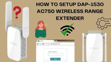 How to setup DAP-1530 AC750 wireless range extender | DAP-1530 AC750 Extender setup