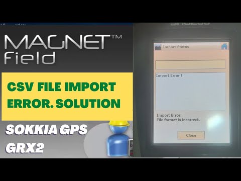 Csv file import