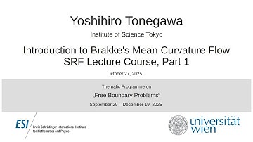 Yoshihiro Tonegawa - Introduction to Brakke