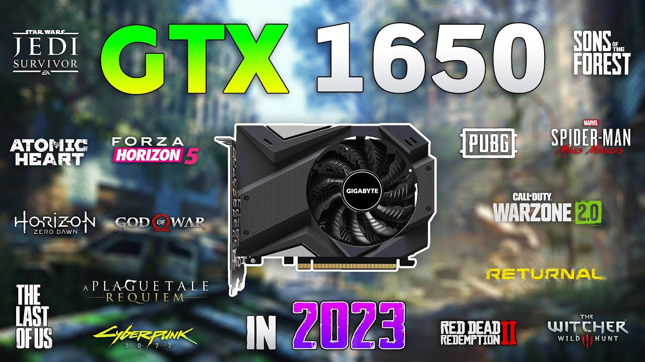 GeForce GTX 1650 - Test in 15 Games | 1080p - YouTube