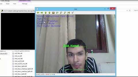 CCTV/Drone with face-recognition via machine learning