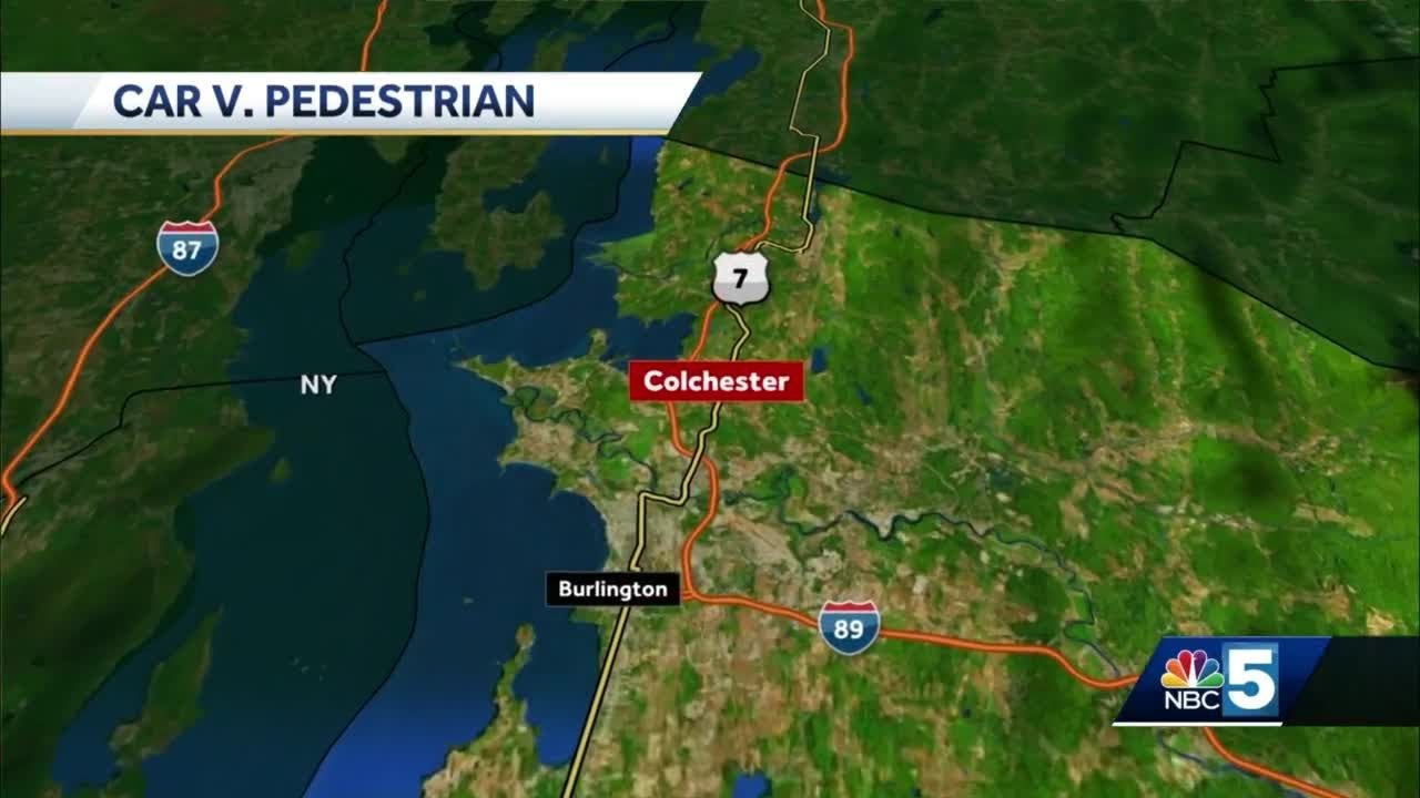 Elderly woman injured by truck in Colchester